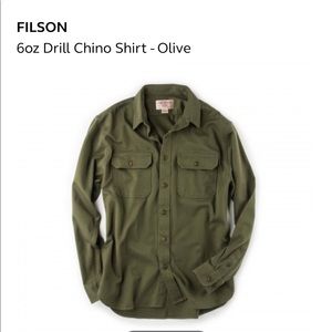Filson 6 oz chino drill shirt